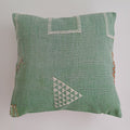 Moroccan Handmade Sage Green Cactus Silk Cushion Cover 20''x20'' / 50x50 CM