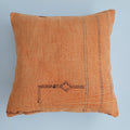 Moroccan Handmade Orange Cactus Silk Cushion Cover 20''x20'' / 50x50 CM