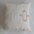 Moroccan Handmade Cream White Cactus Silk Cushion Cover 20''x20'' / 50x50 CM