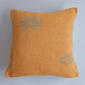 Moroccan Handmade Orange Cactus Silk Cushion Cover 20''x20'' / 50x50 CM