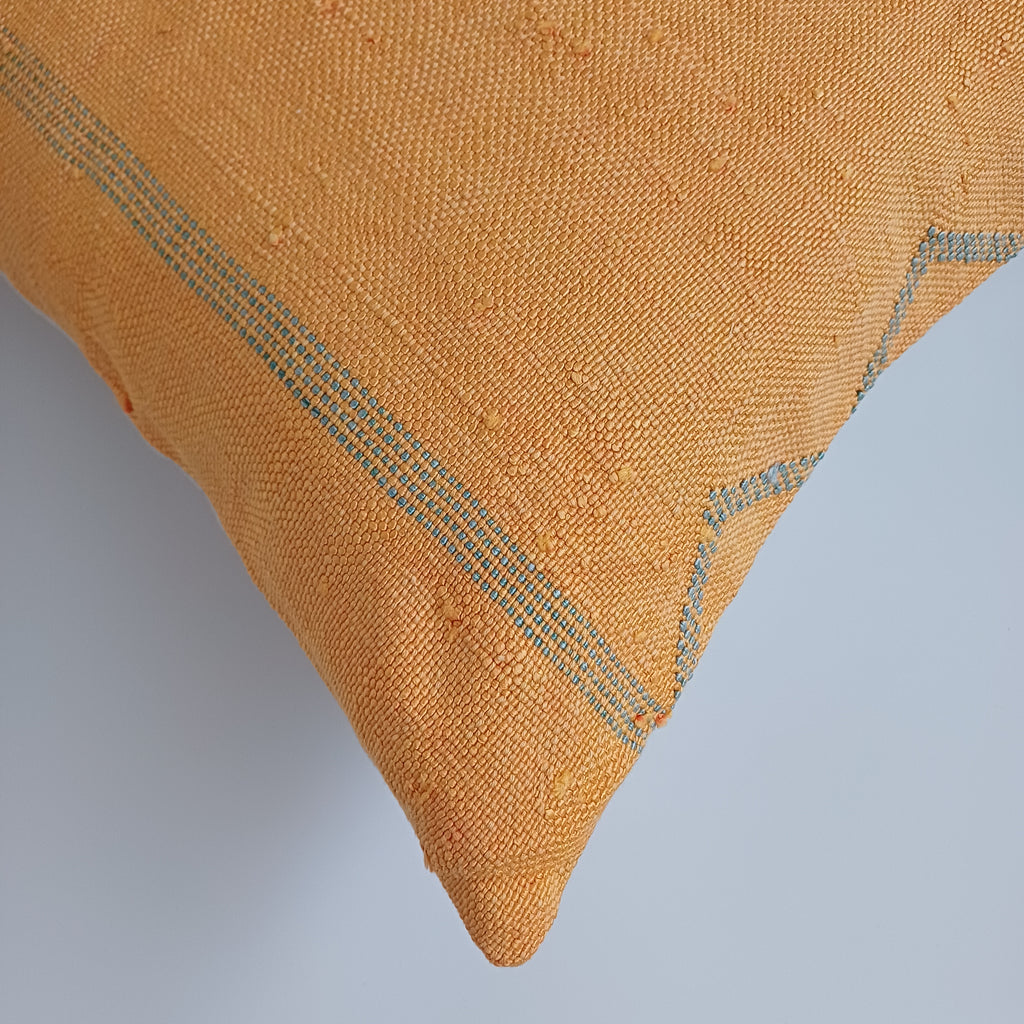 Moroccan Handmade Sunset Cactus Silk Cushion Cover 20''x20'' / 50x50 CM