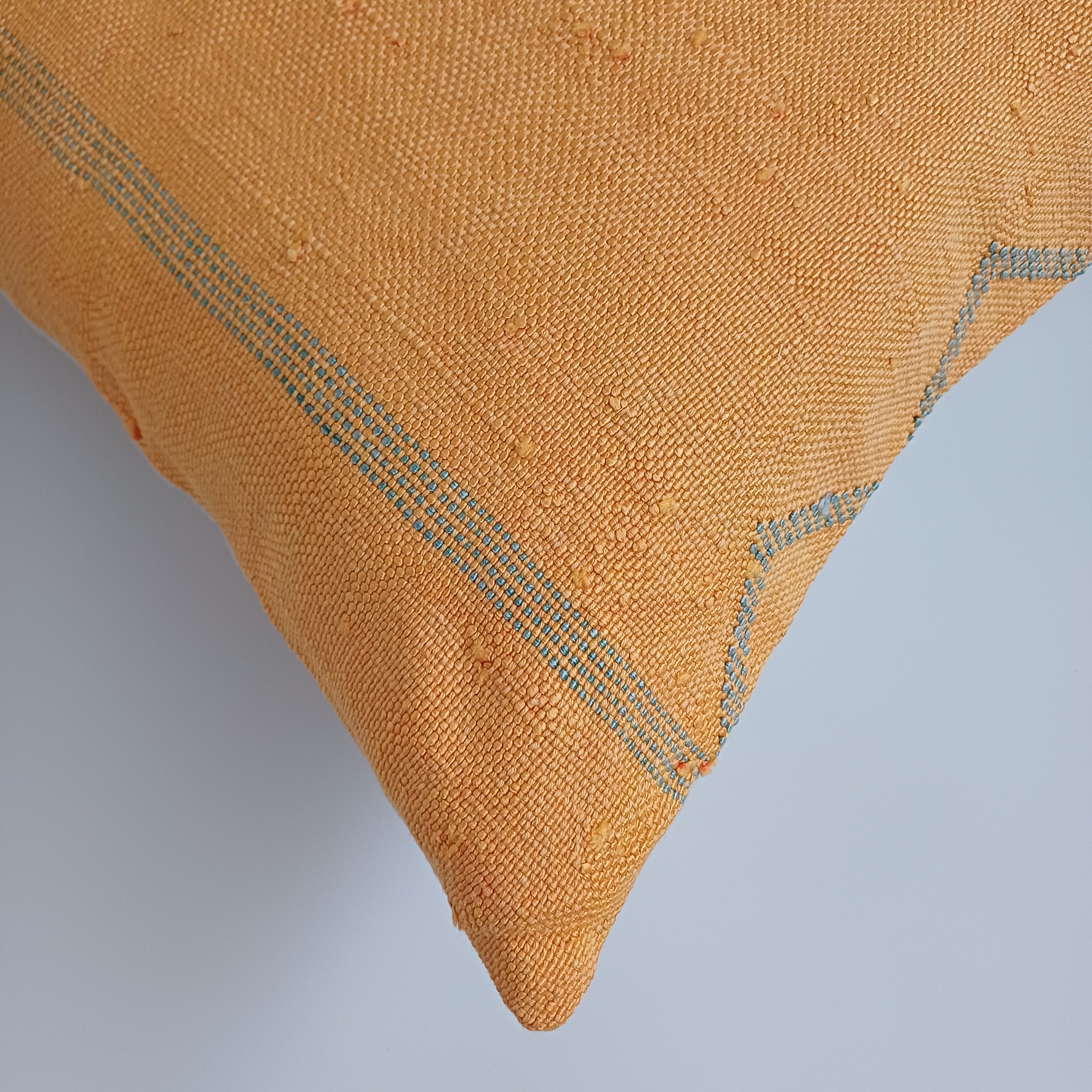 Moroccan Handmade Sunset Cactus Silk Cushion Cover 20''x20'' / 50x50 CM