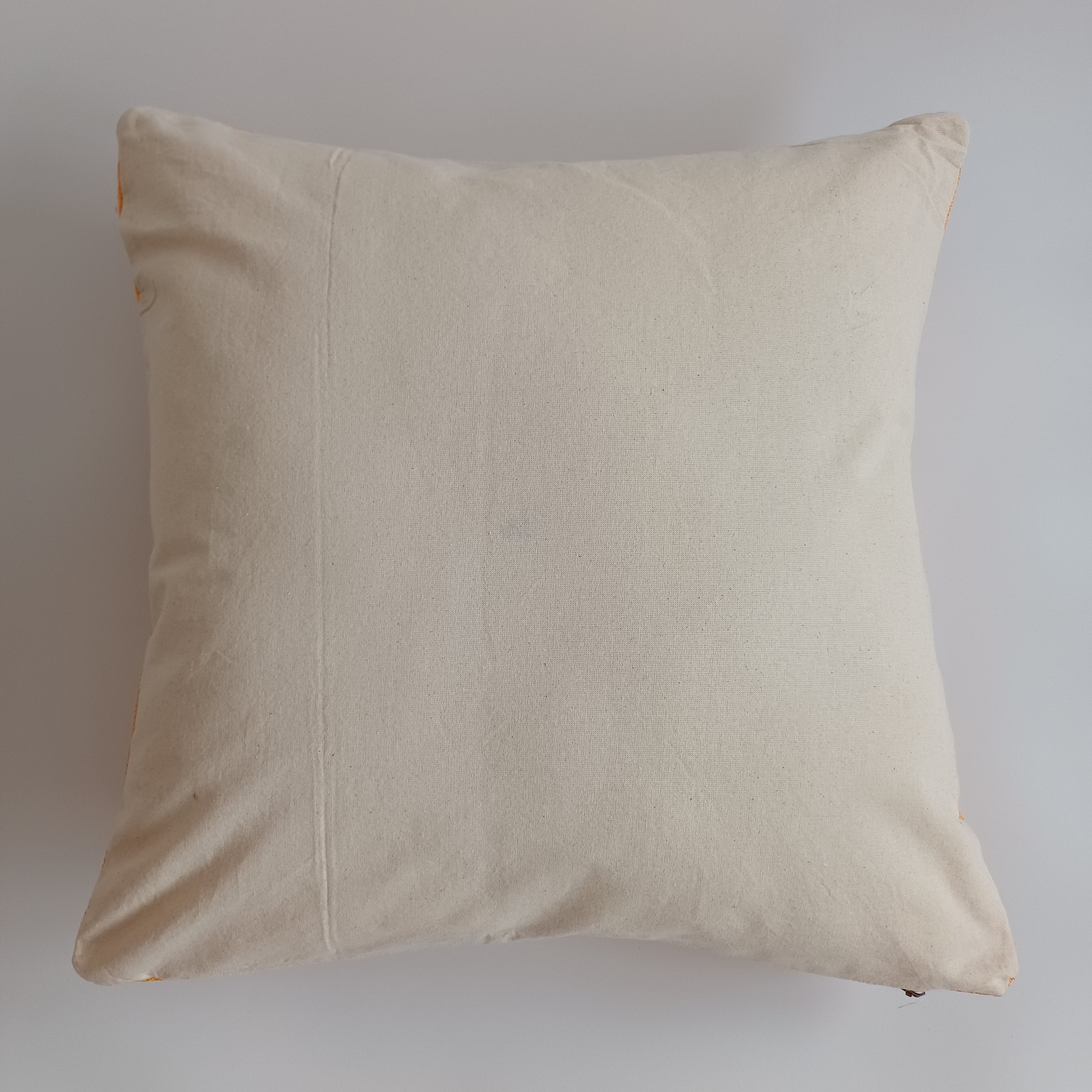 Moroccan Handmade Sunset Cactus Silk Cushion Cover 20''x20'' / 50x50 CM