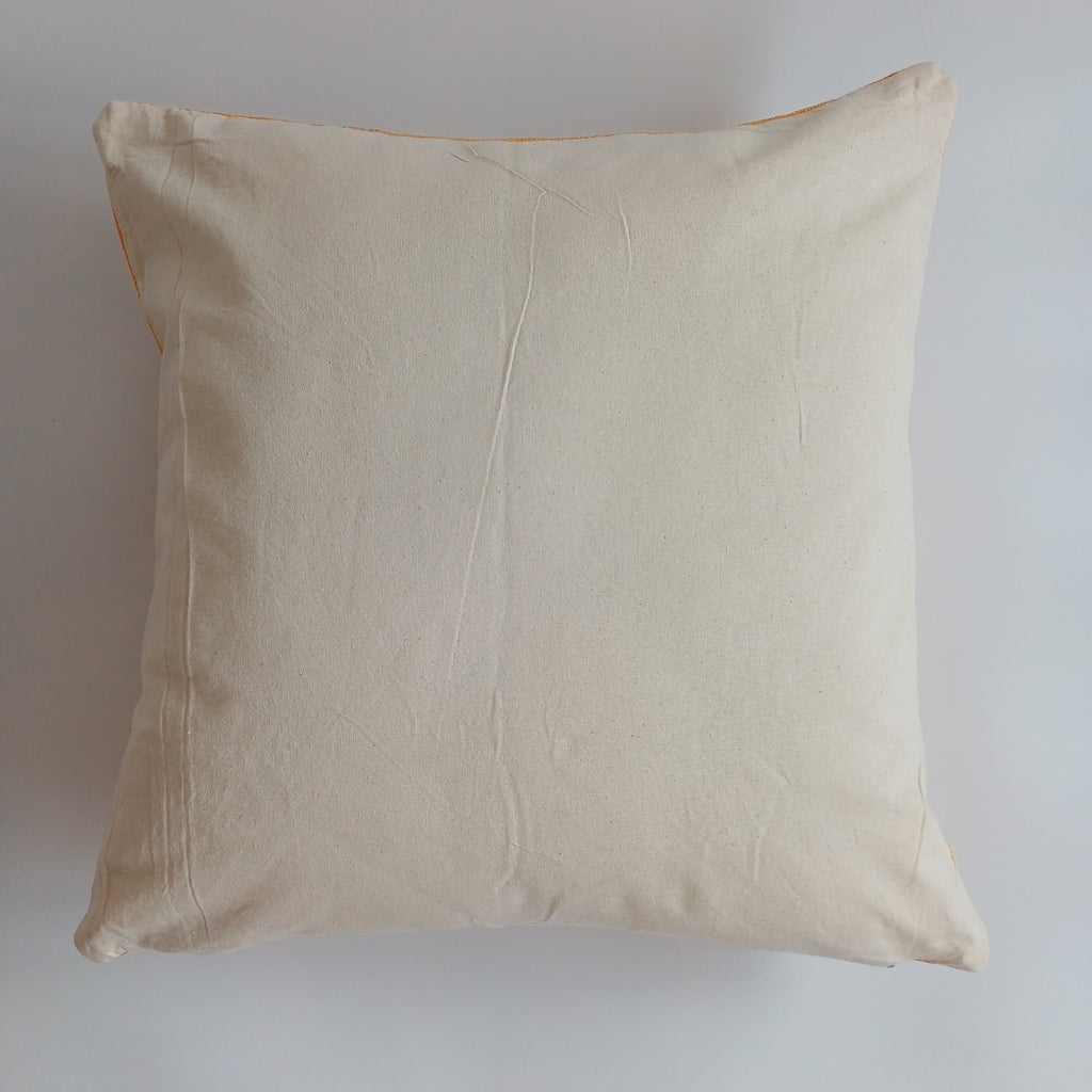 Moroccan Handmade Sunset Cactus Silk Cushion Cover 20''x20'' / 50x50 CM