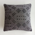 Moroccan Handmade Charcoal Velvet Cushion Cover 16''x16'' / 40x40 CM