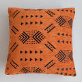 Moroccan Handmade Burnt Orange Velvet Cushion Cover 16''x16'' / 40x40 CM