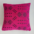 Moroccan Handmade Pink Velvet Cushion Cover 16''x16'' / 40x40 CM