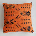 Moroccan Handmade Burnt Orange Velvet Cushion Cover 16''x16'' / 40x40 CM