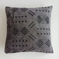 Moroccan Handmade Charcoal Velvet Cushion Cover 16''x16'' / 40x40 CM
