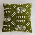 Moroccan Handmade Olive Green Velvet Cushion Cover 16''x16'' / 40x40 CM