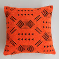 Moroccan Handmade Orange Velvet Cushion Cover 16''x16'' / 40x40 CM