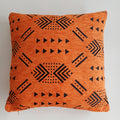 Moroccan Handmade Burnt Orange Velvet Cushion Cover 16''x16'' / 40x40 CM