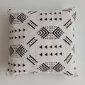 Moroccan Handmade White Velvet Cushion Cover 16''x16'' / 40x40 CM