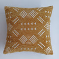 Moroccan Handmade Golden Brown Velvet Cushion Cover 16''x16'' / 40x40 CM
