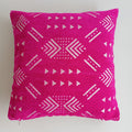 Moroccan Handmade Pink Velvet Cushion Cover 16''x16'' / 40x40 CM
