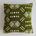 Moroccan Handmade Olive Green Velvet Cushion Cover 16''x16'' / 40x40 CM