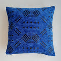 Moroccan Handmade Royal Blue Velvet Cushion Cover 16''x16'' / 40x40 CM