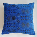 Moroccan Handmade Royal Blue Velvet Cushion Cover 20''x20'' / 50x50 CM