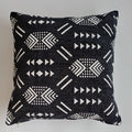Moroccan Handmade Black Velvet Cushion Cover 20''x20'' / 50x50 CM
