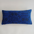 Moroccan Handmade Deep Blue Velvet Cushion Cover 24''x12'' /  60x30 cm