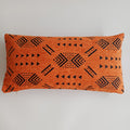 Moroccan Handmade Orange Velvet Cushion Cover 24''x12'' /  60x30 cm