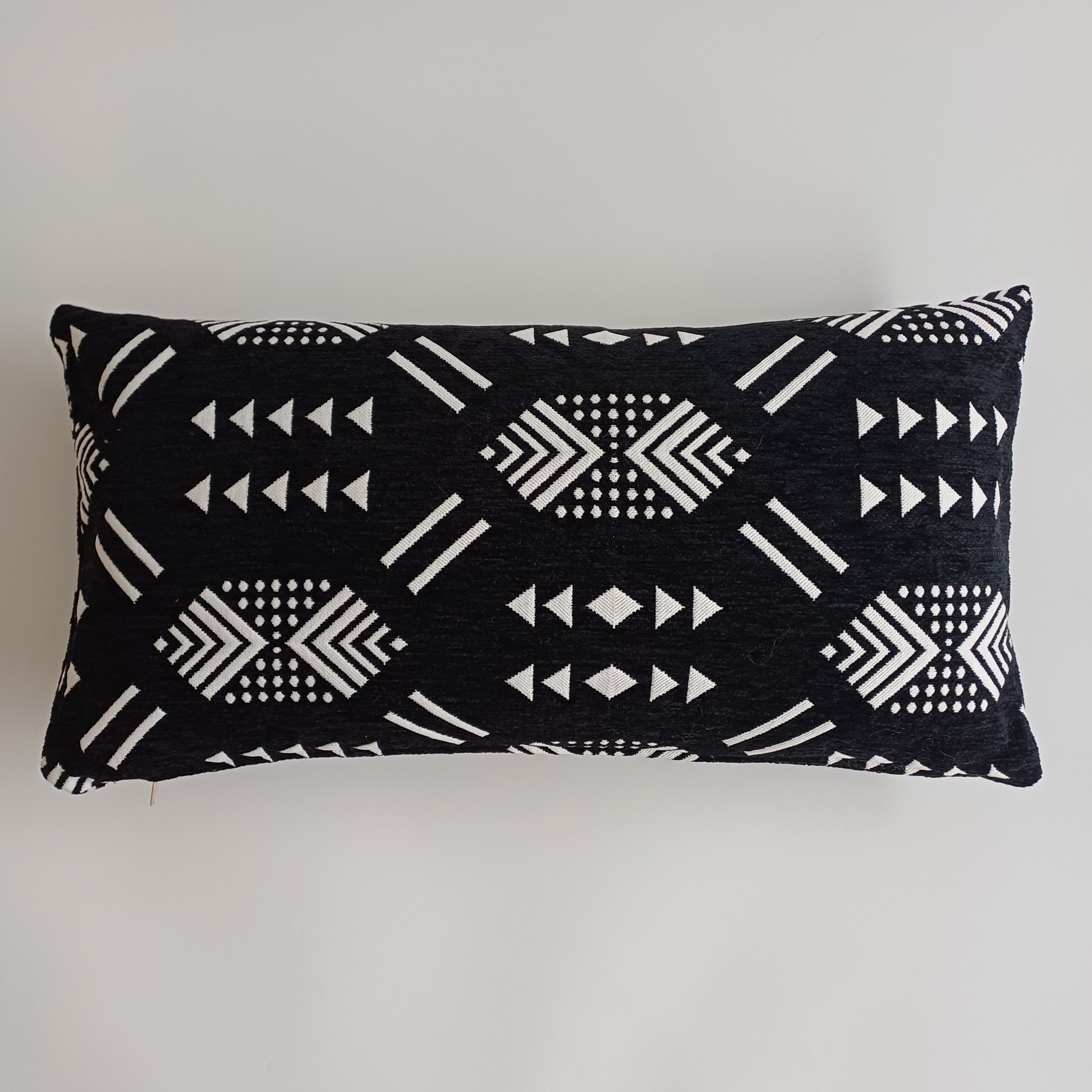 Moroccan Handmade Dark Velvet Cushion Cover 24''x12'' /  60x30 cm