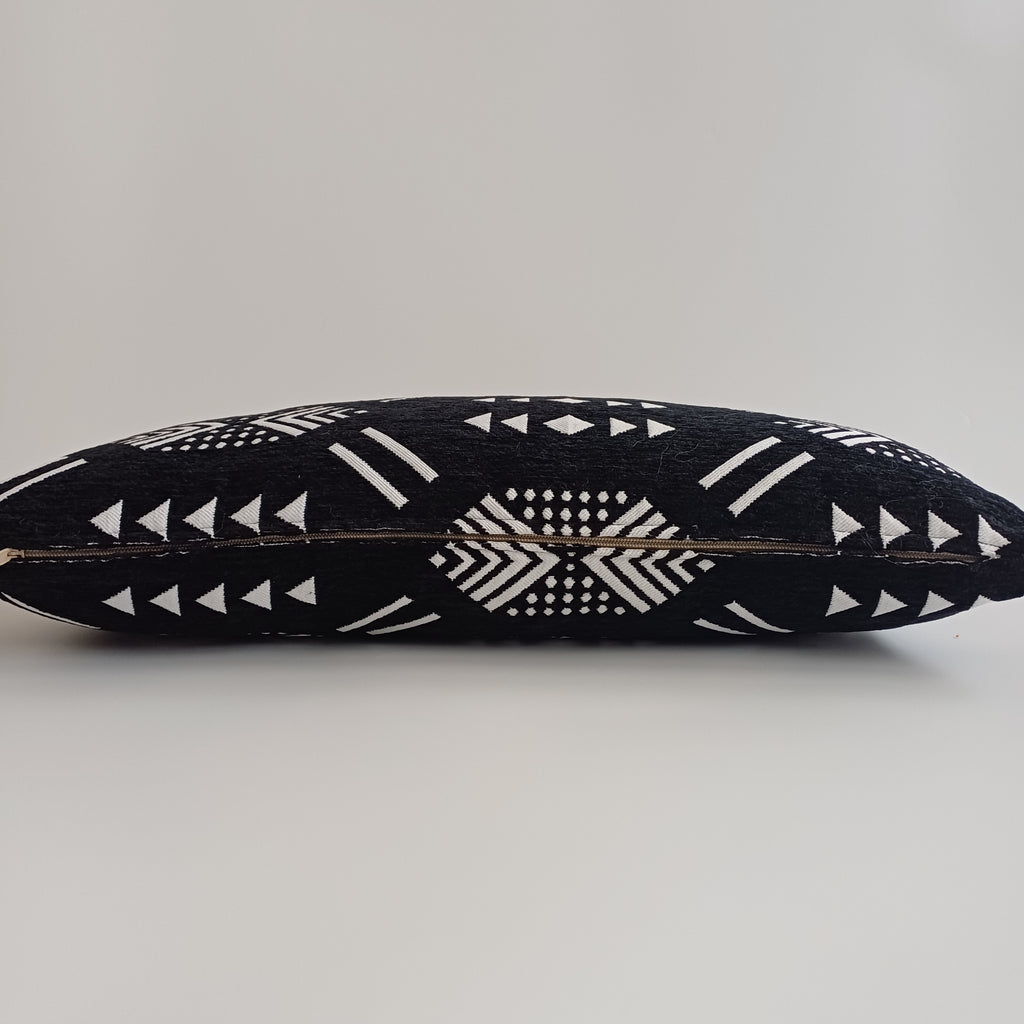 Moroccan Handmade Dark Velvet Cushion Cover 24''x12'' /  60x30 cm