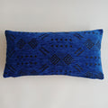 Moroccan Handmade Royal Blue Velvet Cushion Cover 24''x12'' /  60x30 CM