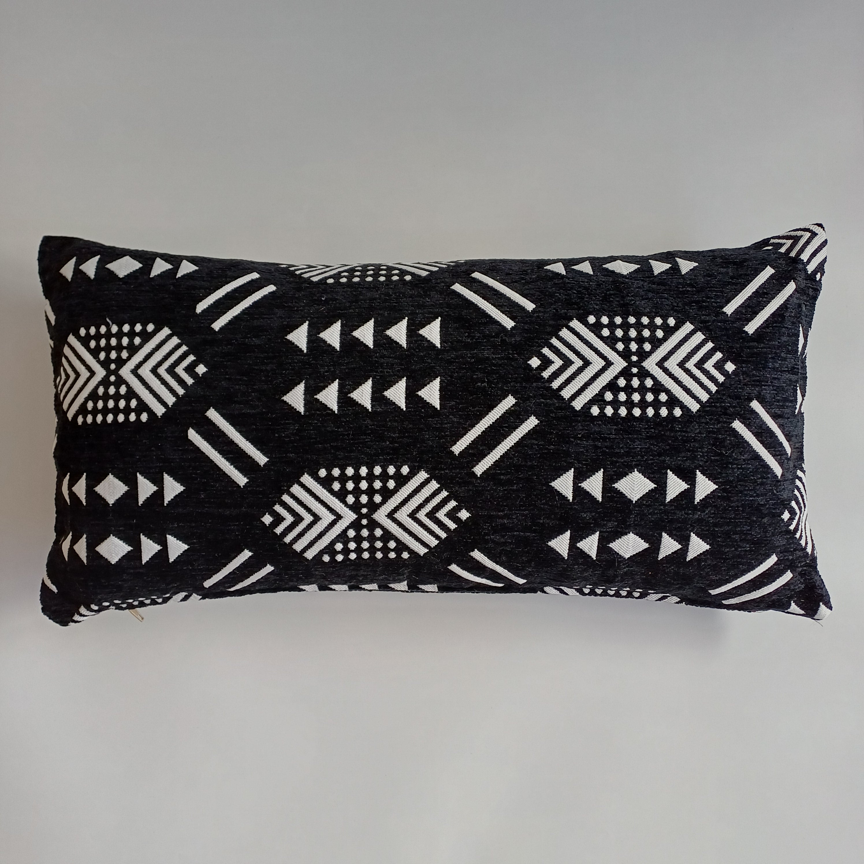 Moroccan Handmade Dark Velvet Cushion Cover 24''x12'' /  60x30 cm