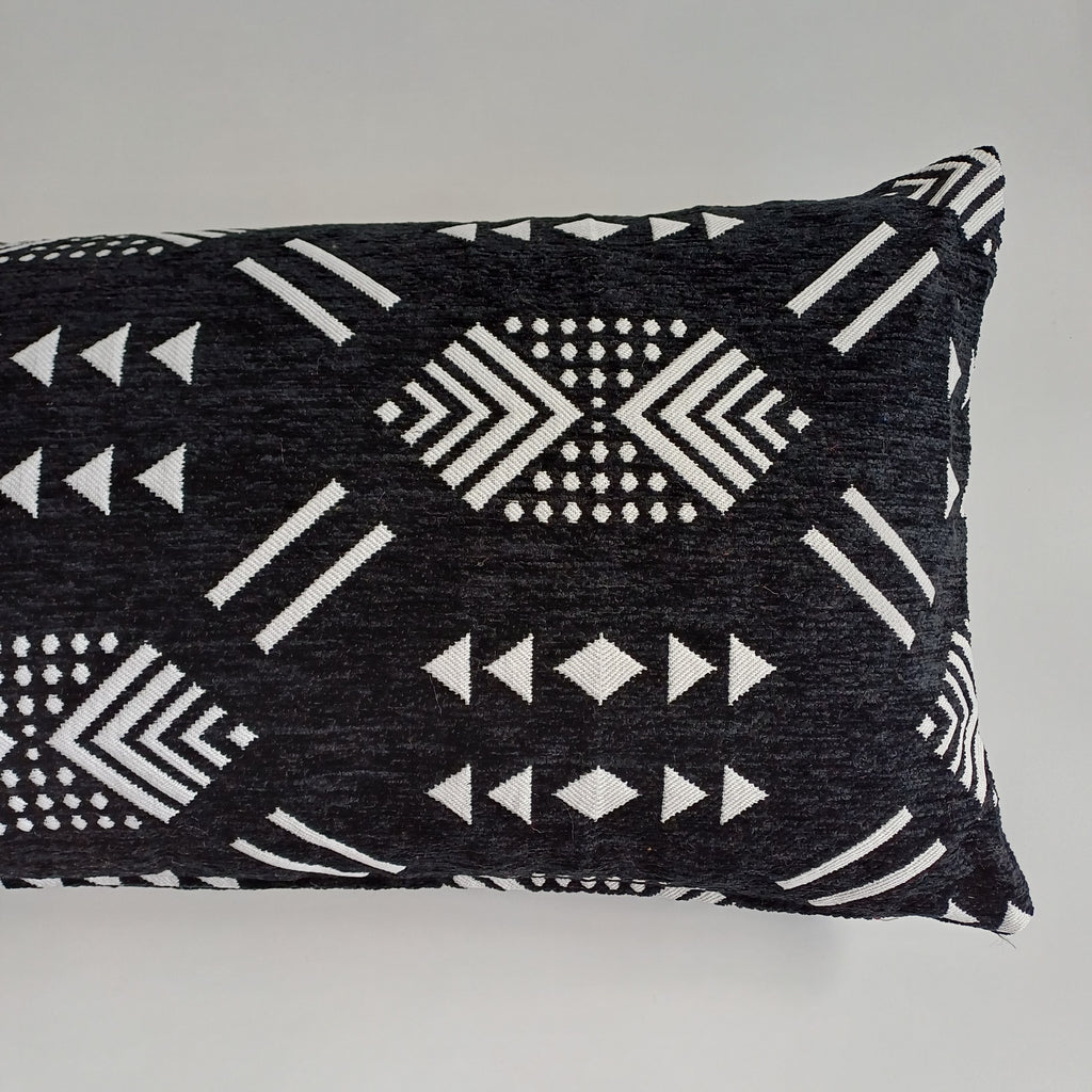 Moroccan Handmade Dark Velvet Cushion Cover 24''x12'' /  60x30 cm