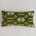 Moroccan Handmade Olive Green Velvet Cushion Cover 24''x12'' /  60x30 CM