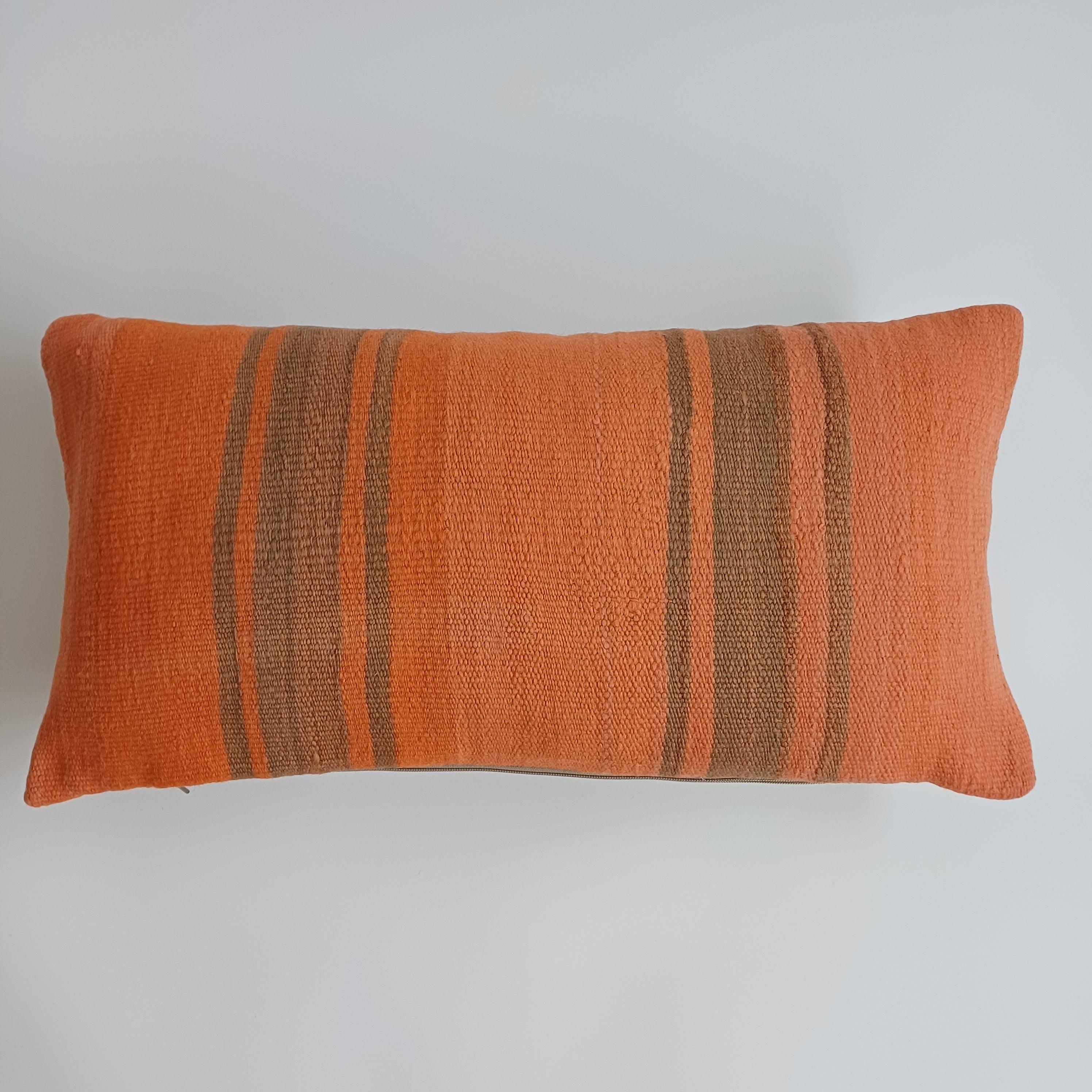 Moroccan Handmade Multicoloured Rug Cushion Cover 24''x12'' / 60x30 CM
