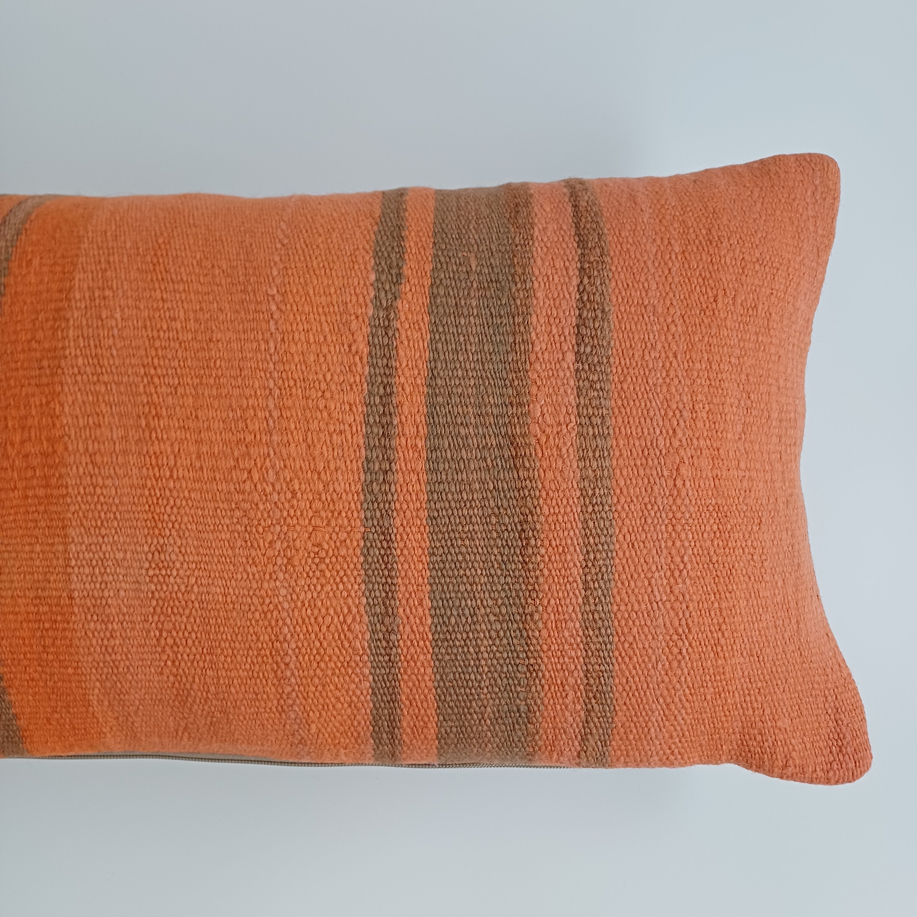 Moroccan Handmade Multicoloured Rug Cushion Cover 24''x12'' / 60x30 CM