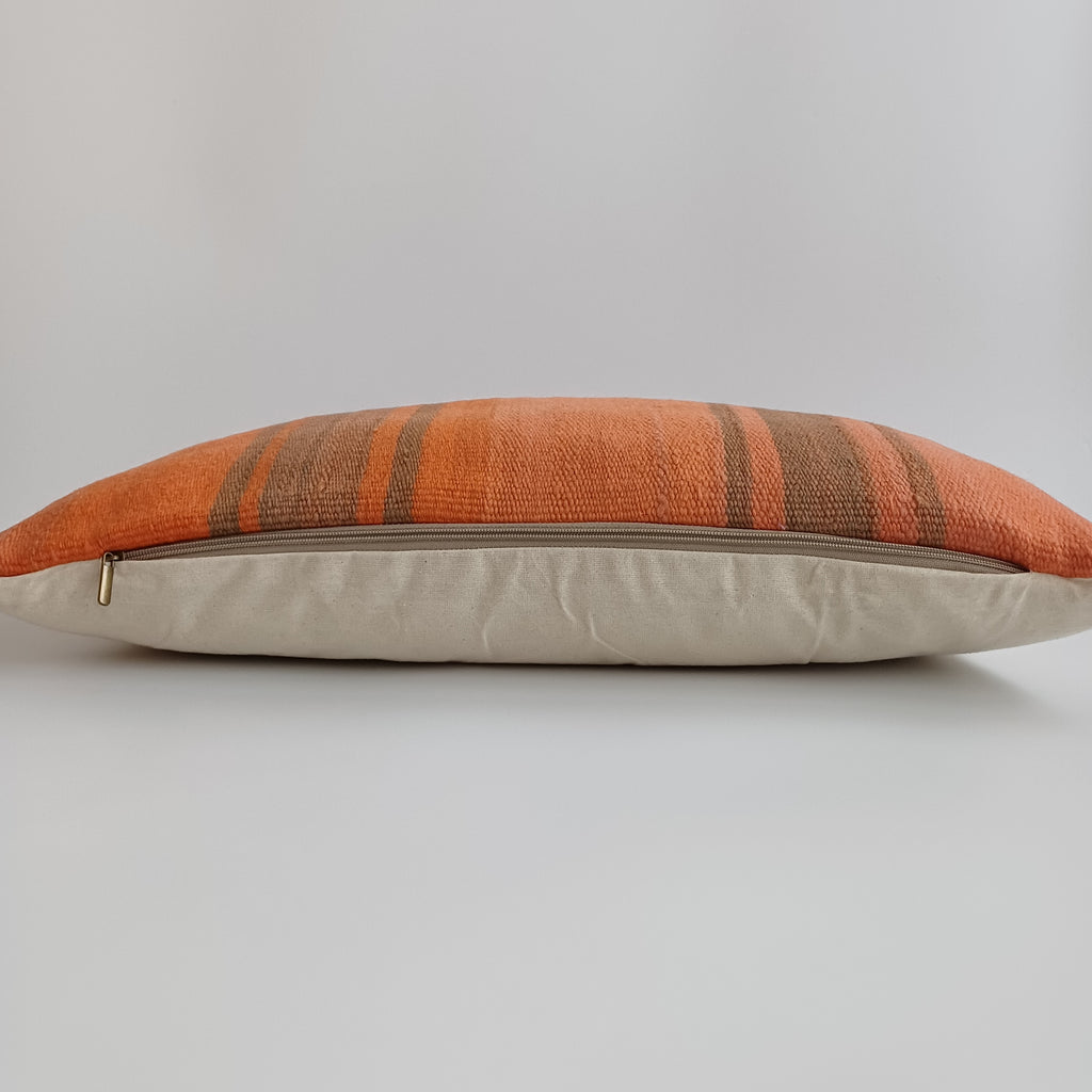 Moroccan Handmade Multicoloured Rug Cushion Cover 24''x12'' / 60x30 CM