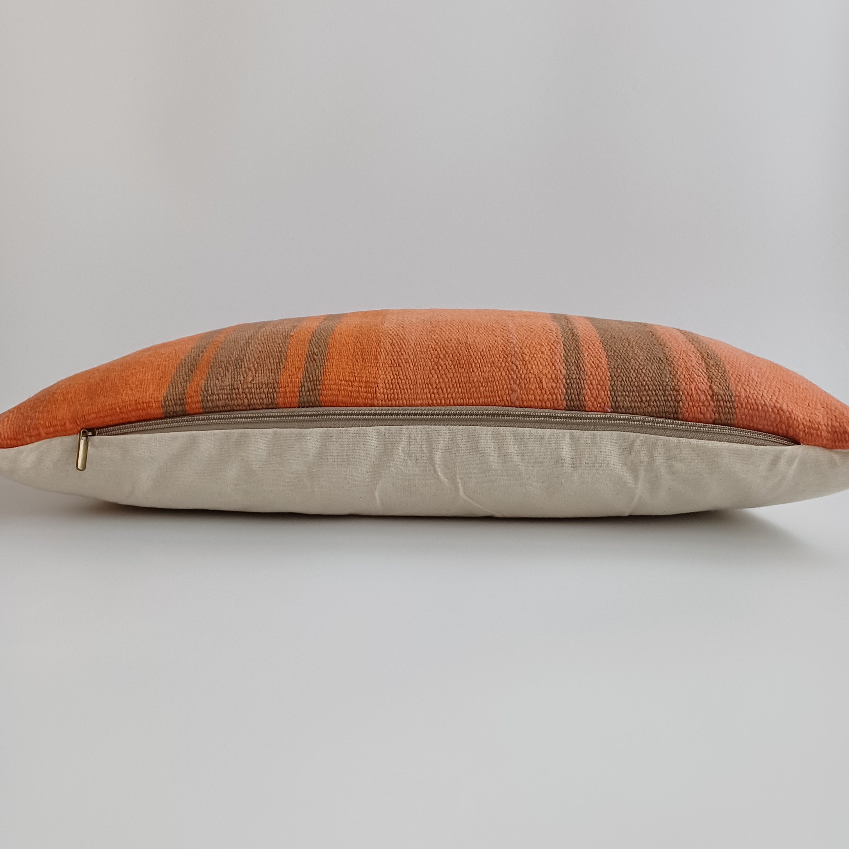 Moroccan Handmade Multicoloured Rug Cushion Cover 24''x12'' / 60x30 CM