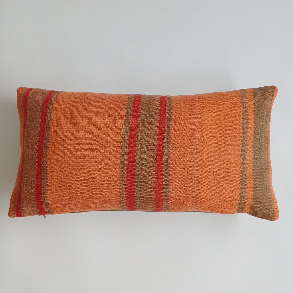 Moroccan Handmade Multicoloured Rug Cushion Cover 24''x12'' / 60x30 CM