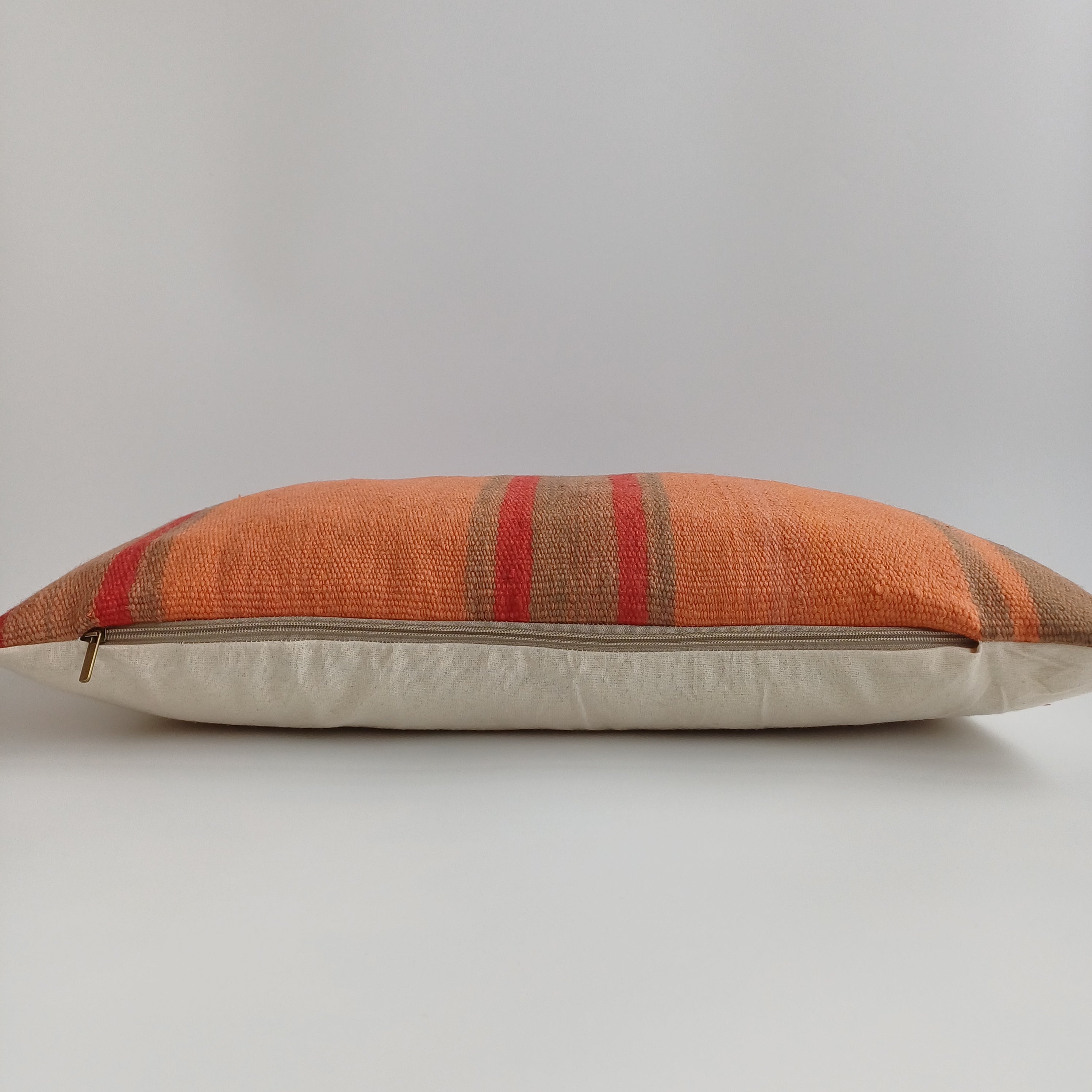 Moroccan Handmade Multicoloured Rug Cushion Cover 24''x12'' / 60x30 CM