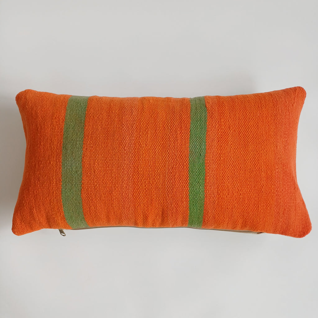 Moroccan Handmade Multicoloured Rug Cushion Cover 24''x12'' / 60x30 CM