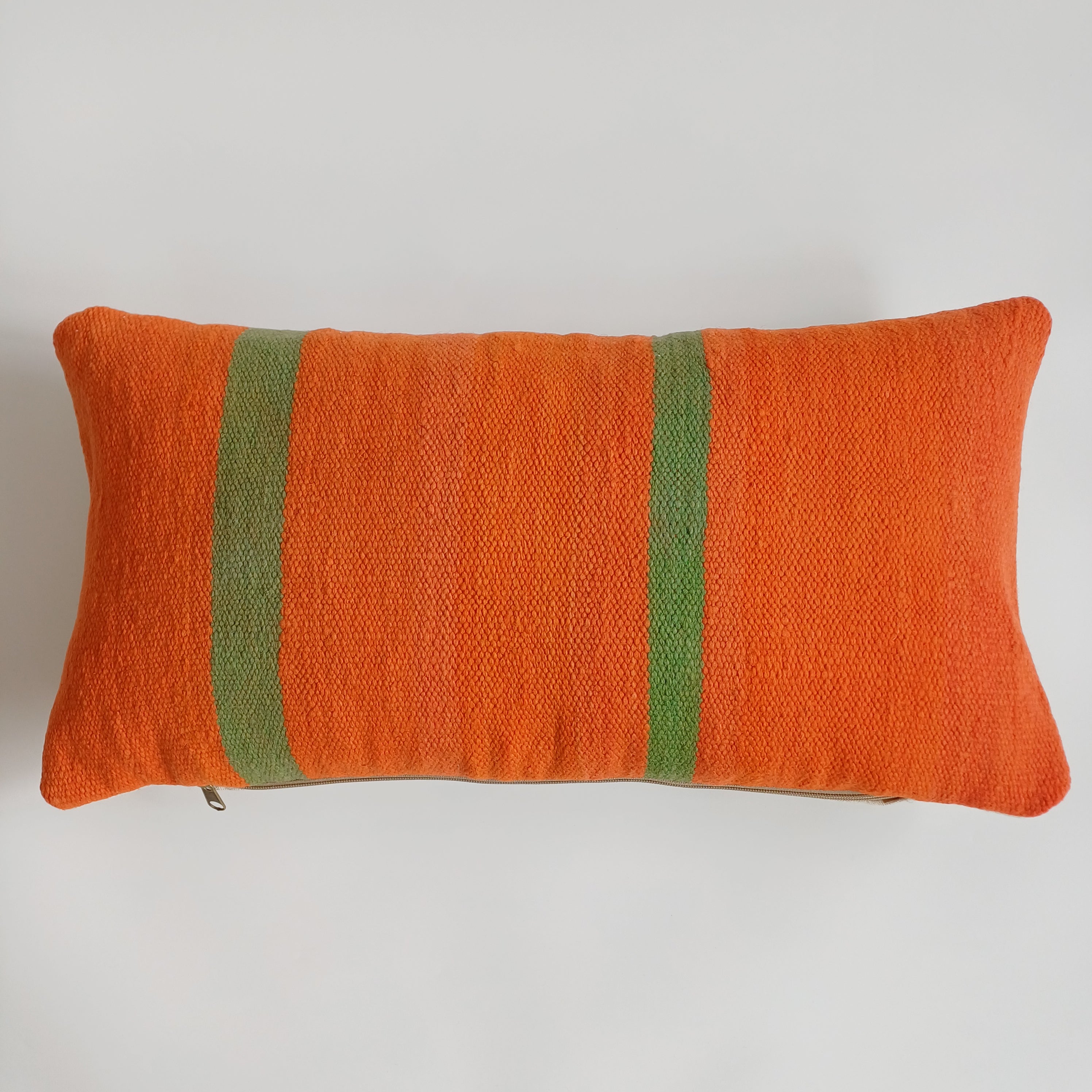 Moroccan Handmade Multicoloured Rug Cushion Cover 24''x12'' / 60x30 CM