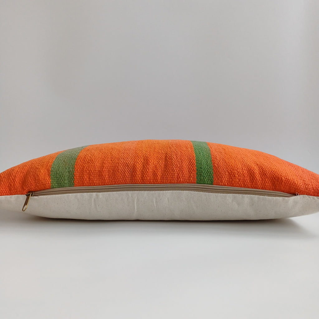 Moroccan Handmade Multicoloured Rug Cushion Cover 24''x12'' / 60x30 CM
