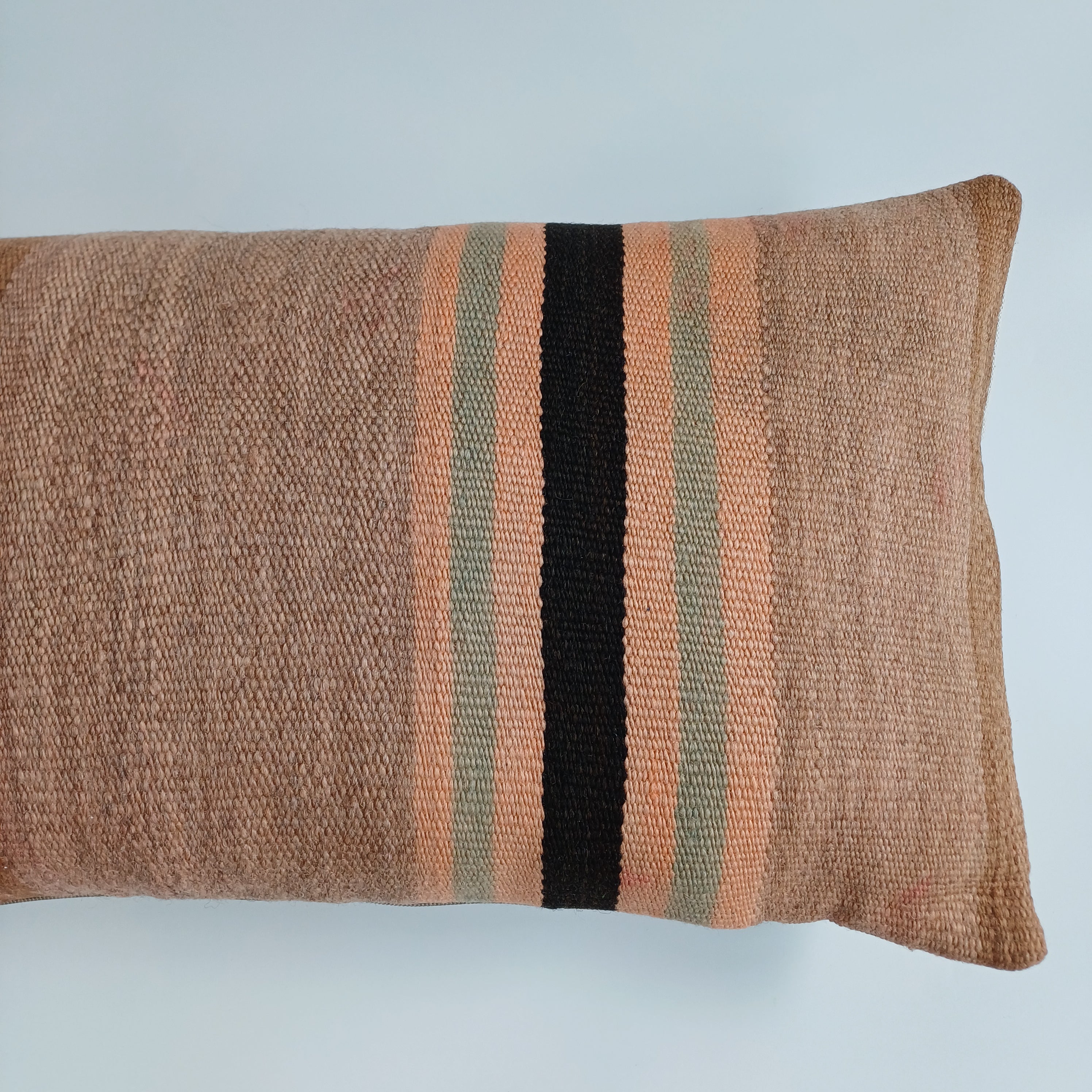 Moroccan Handmade Multicoloured Rug Cushion Cover 24''x12'' / 60x30 CM