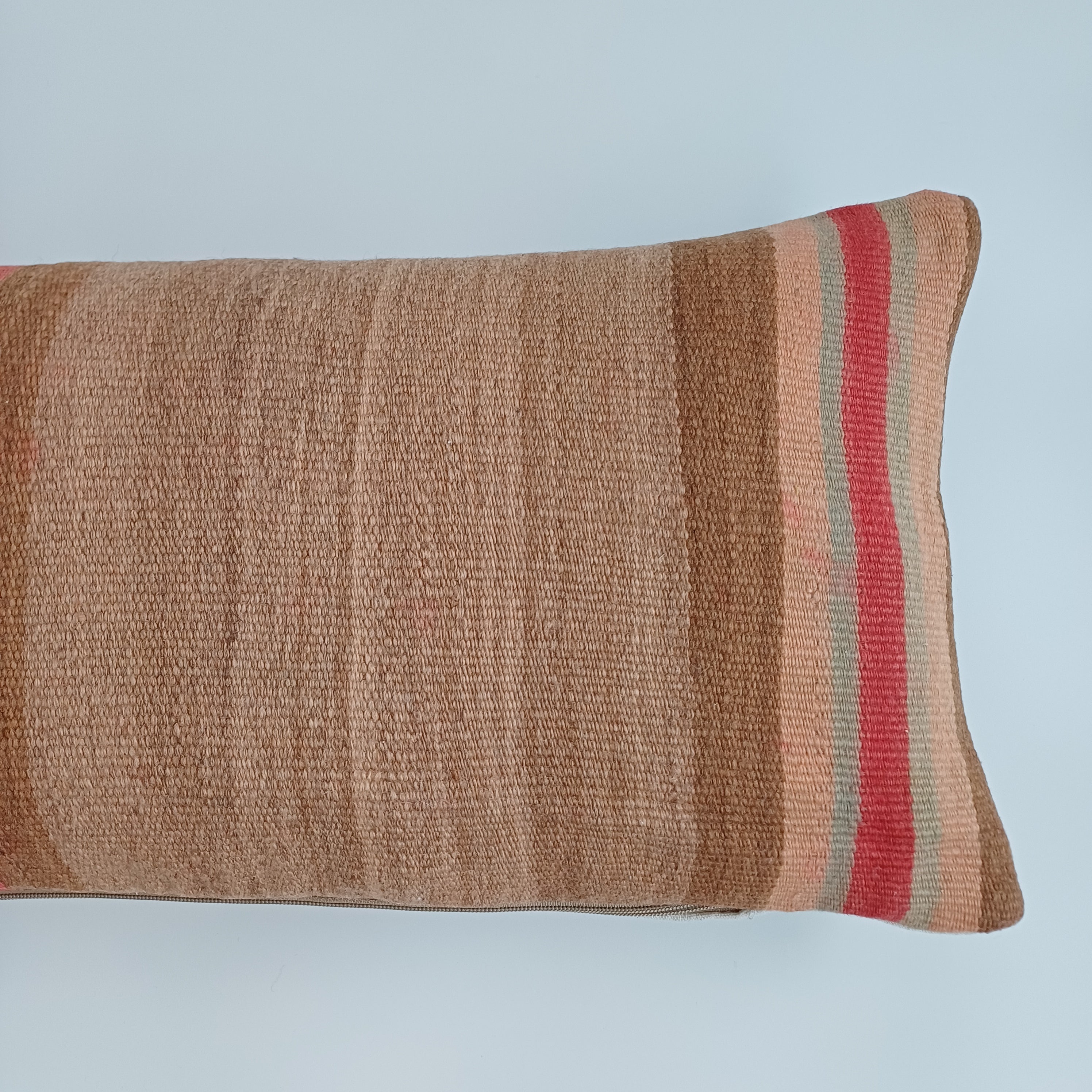 Moroccan Handmade Multicoloured Rug Cushion Cover 24''x12'' / 60x30 CM
