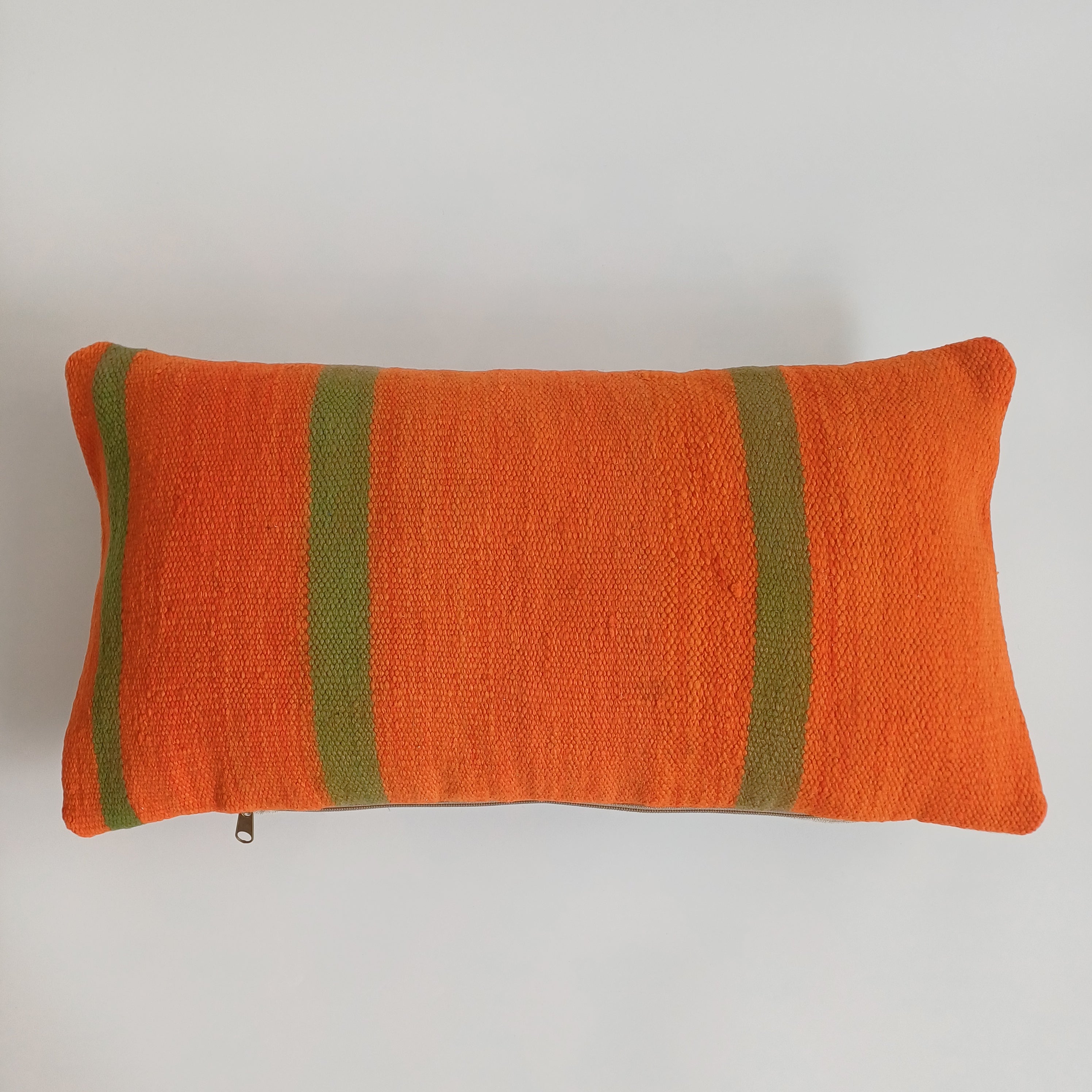 Moroccan Handmade Multicoloured Rug Cushion Cover 24''x12'' / 60x30 CM
