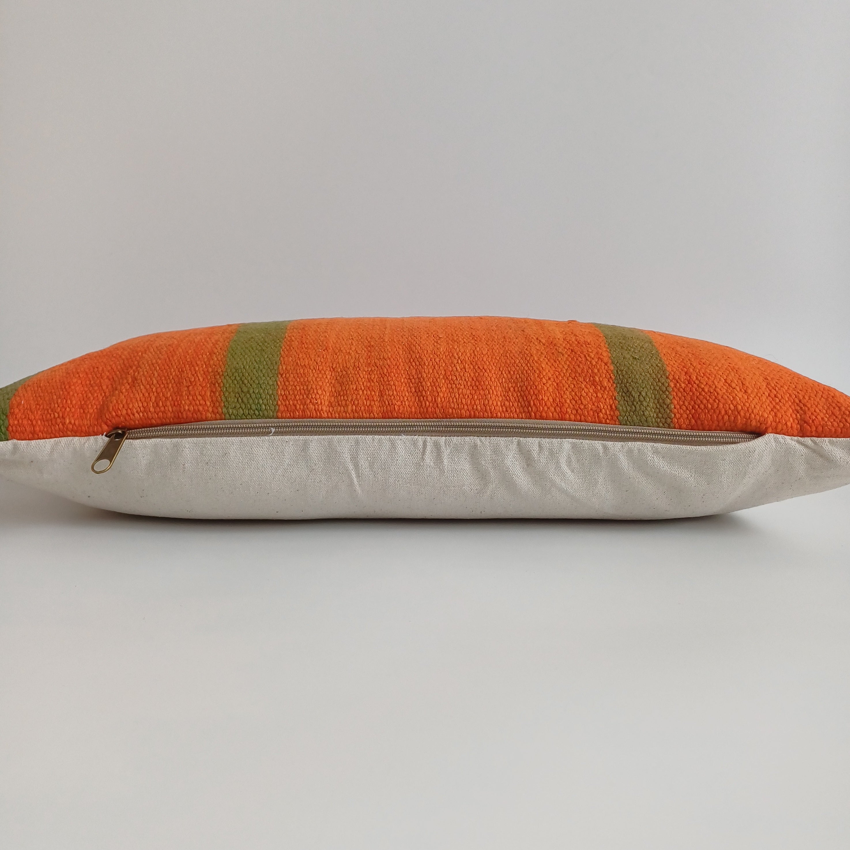 Moroccan Handmade Multicoloured Rug Cushion Cover 24''x12'' / 60x30 CM