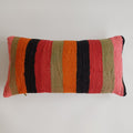 Moroccan Handmade Multicoloured Rug Cushion Cover 24''x12'' / 60x30 CM