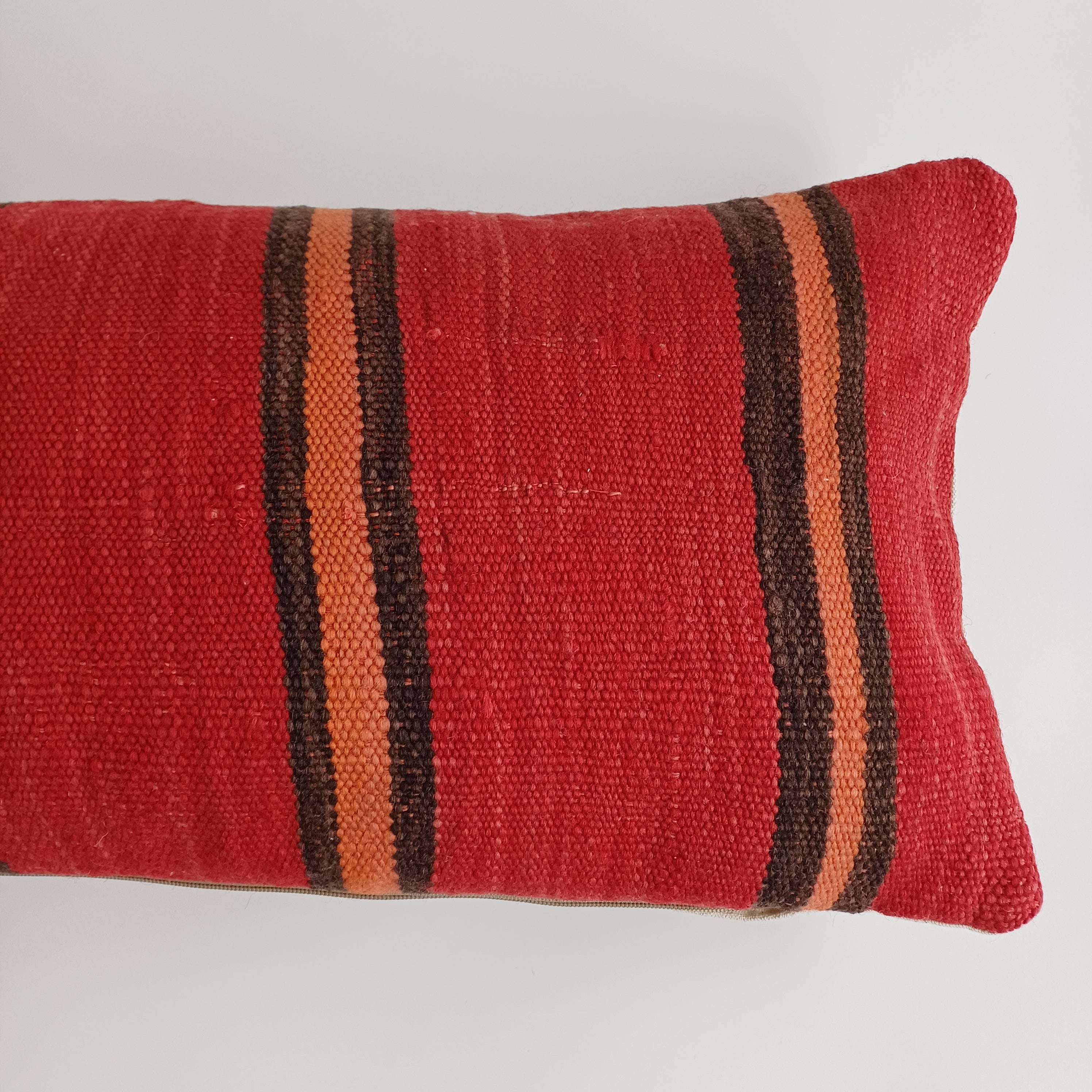 Moroccan Handmade Multicoloured Rug Cushion Cover 24''x12'' / 60x30 CM