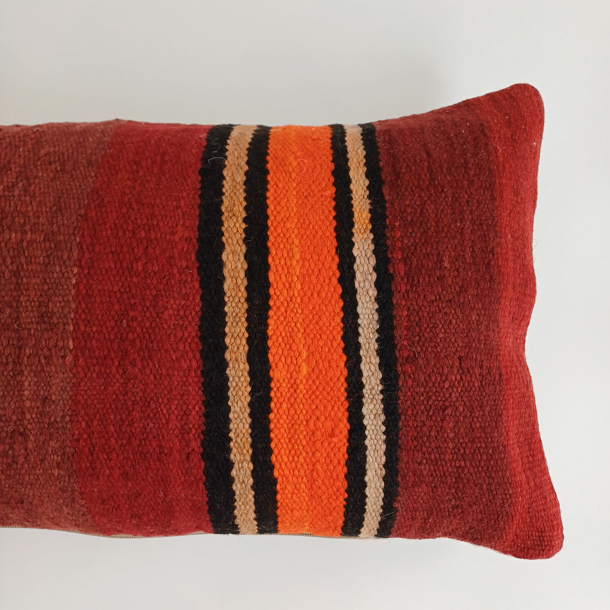 Moroccan Handmade Multicoloured Rug Cushion Cover 24''x12'' / 60x30 CM
