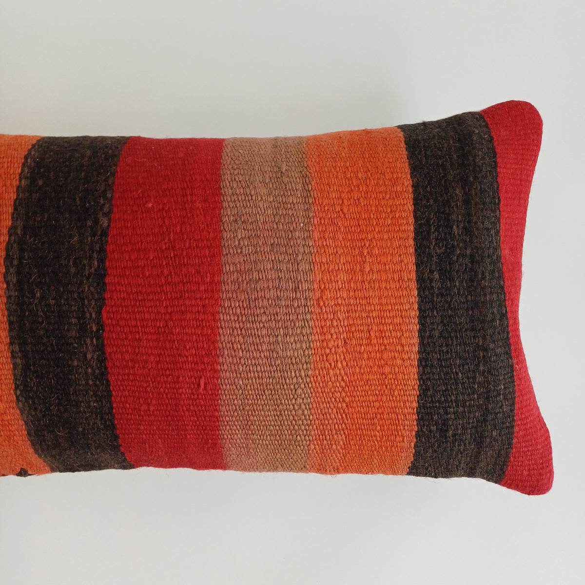 Moroccan Handmade Multicoloured Rug Cushion Cover 24''x12'' / 60x30 CM