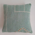 Moroccan Handmade Green Cactus Silk Cushion Cover 16''x16'' / 40x40 CM