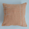 Moroccan Handmade Orange Cactus Silk Cushion Cover 16''x16'' / 40x40 CM